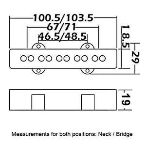 ผู้ผลิตอุปทานอิเล็กทรอนิกส์เครื่องดนตรีอุปกรณ์เสริม5สายกีตาร์เบสไฟฟ้ารถปิคอัพ - Product Image 3