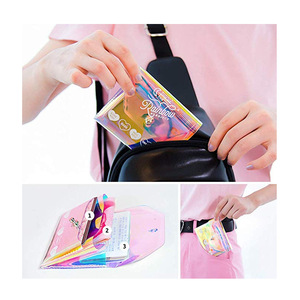 Monedero de PVC personalizado con láser, tarjetero de gelatina estilo coreano, monedero, bolsa de cosméticos súper popular en Instagram. - Product Image 2