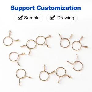 Trung Quốc Nhà sản xuất tùy chỉnh mùa xuân thép kẽm mạ cuộn dây hình thức giữ lại <span class=keywords><strong>clip</strong></span> cho ống với CNC uốn - Product Image 2