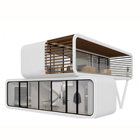 L'usine fournit la construction de logements préfabriqués portables, bureau de conteneur modulaire de 20 pieds, logement de cabine Apple Mobile