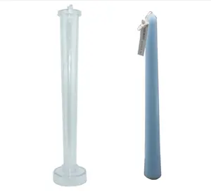 hot sale plastic polycarbonate round triangle taper candle mold