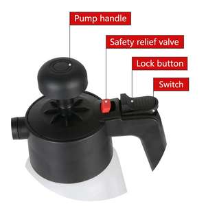 1.5l Pomp Pp Schuim Sproeier Handdruk Waterpistool Voor Auto Detaillering Huis Schoonmaak Tuin Gebruik - Product Image 6