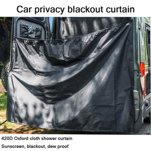 Car Sunshade Curtain Rear <b>Window</b> Blackout Breathable Privacy Partition For Truck Van SUV Outdoor Use - Product Image 2