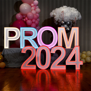 Besar 3D LED Marquee huruf Neon lampu Strip dekoratif untuk <span class=keywords><strong>Prom</strong></span> - Product Image 3