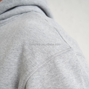 Blank <b>Plain</b> <b>Black</b> <b>Hoodie</b> Manufacturers Heavyweight No String Cotton French Terry Custom Printed Boxy Cropped <b>Hoodie</b> <b>Men</b> - Product Image 5