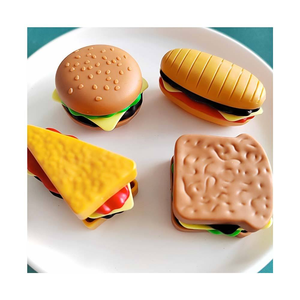 Simulation Pull-back Car Hamburger Sandwich Pull-back Car Promotional Toys