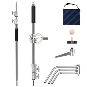 GVM C360 3.3m 헤비 듀티 스테인리스 스틸 삼각대 스탠드 매직 레그 C 스탠드 사진 소프트박스 비디오 라이트 - Product Image 6