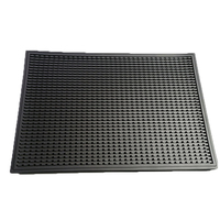 Vente en gros de tapis en silicone thermo-isolé de meilleure qualité pour la cuisine nouveau design de tapis de bar en caoutchouc pour vidange de café cocktail base en plastique PVC