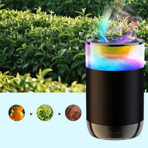 Diffuseur d'arômes pour voiture TK Blasting Cloud Mist de troisième génération, USB, 8 ml, en alliage d'aluminium, affichage numérique, vaporisation longue durée, <span class=keywords><strong>bombe</strong></span> parfumée - Product Image 3