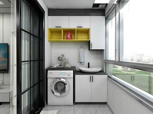 <span class=keywords><strong>Meuble</strong></span> <span class=keywords><strong>de</strong></span> buanderie modulaire personnalisé pour balcon, étanche, avec évier intégré, montage facile, armoire pour <span class=keywords><strong>machine</strong></span> <span class=keywords><strong>à</strong></span> <span class=keywords><strong>laver</strong></span>, vente en gros - Product Image 2