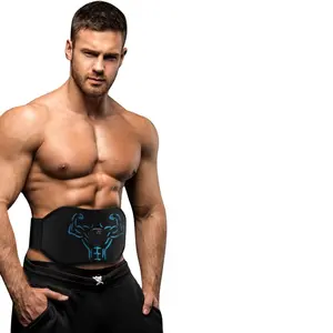 Senxiao-cinturón estimulador de abdominales para hombres y mujeres, entrenador de cintura abdominal, masaje ems, cinturón adelgazante, vibrador