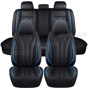 ชุดหุ้มเบาะรถยนต์แบบเต็มชุด 2/5 ที่นั่ง หนัง PU ป้องกันเบาะ สำหรับ Chevrolet Silverado Sierra 1500 2500HD 3500HD ปี 2007-2021 - Product Image 1