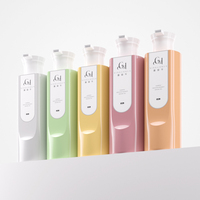 Nouveauté Bouteille de shampoing et gel douche en plastique PET de 500ml avec pompe à pression Bouteille de shampoing avec impression de logo privé