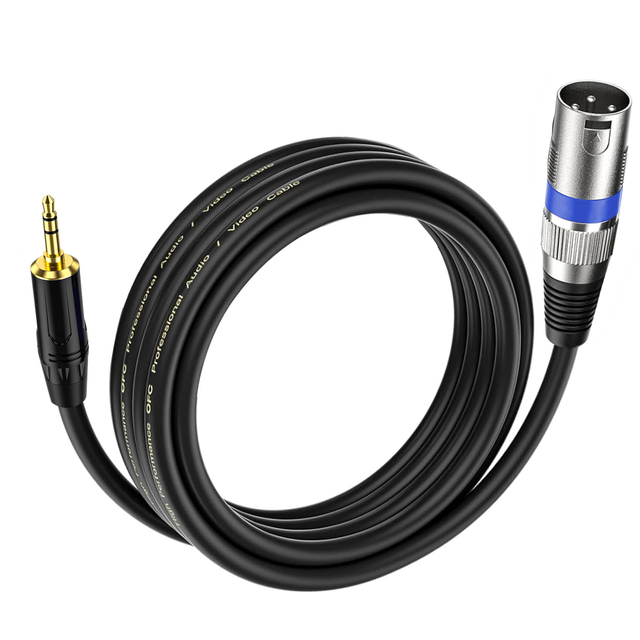 Factory OEM Premium High Quality Color Audio Mic Microphone Xlr Cable to 3.5mm Male to Male Female Xlr Cable