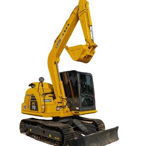 รถขุดโคมัตสึ PC70-8 สภาพเหมือนใหม่ ของแท้ น้ำหนักใช้งาน 7 ตัน รถขุดไฮดรอลิกแบบตีนตะขาบมือสอง เครื่องยนต์หลัก - Product Image 1