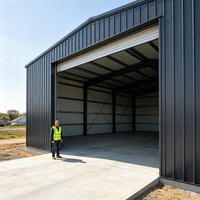 Bâtiment préfabriqué en acier de style Barndo pour garage et atelier
