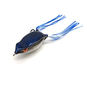 Leurre souple artificiel <span class=keywords><strong>en</strong></span> PVC imprimé Proto Frog 55mm pour la pêche au bar <span class=keywords><strong>en</strong></span> surface avec hameçons - Pêche <span class=keywords><strong>en</strong></span> rivière, lac et ruisseau - Product Image 2