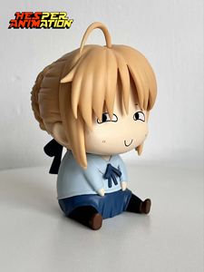 HESPER 10cm Anime Kawaii Altria poupées destin Grand ordre sabre Statue Altria <span class=keywords><strong>Pendragon</strong></span> figurine GK modèle PVC Collection - Product Image 3