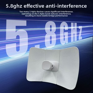Mosslink WB1500 Long-Distance High-Power 15km CPE Wireless N High-Speed Monitoring 58g Bridge With No <b>Modem</b> Function High-Power - Product Image 4