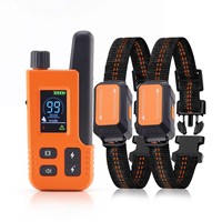 Collier de dressage pour chien électrique rechargeable, télécommande, étanche, pour l'entraînement à l'obéissance des chiens