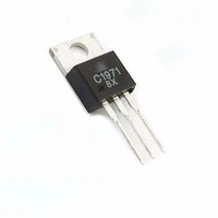 Transistor de puissance RF en silicium NPN d'origine neuf 2SC1971 C1971 TO-220 Composants électroniques