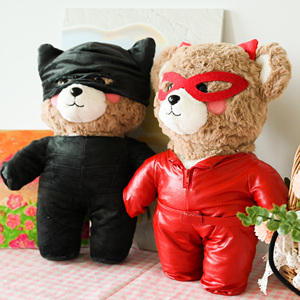 Peluches de Moda, Peluche Personalizado con Traje de Cuero, Osito de Peluche, Muñeco de Peluche Creativo Personalizado para Niños, Regalos - Product Image 4