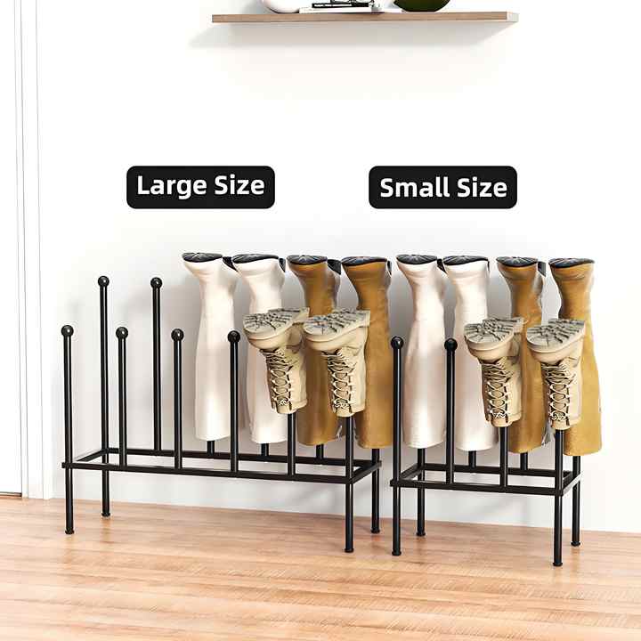 Factory Entryway Multi Layer Boot Storage Stand Modern Assemble Shoe Organizer Holder Metal Boots Rack