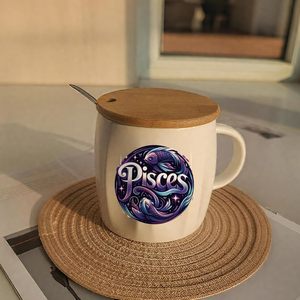 Autocollants 3D UV étanches pour transfert thermique sur tasses, gobelets et verres – Signes du zodiaque et horoscopes – Vente en gros - Product Image 2