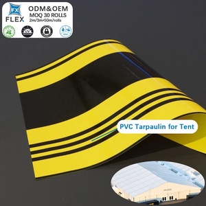 Lona de Poliéster Reforzada con PVC FLFX, con Rayas, para Cubiertas Industriales y Toldos - Product Image 2