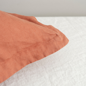 Custom Logo Design <strong>65x65</strong> Square Pure Linen Vintage <strong>Pillow</strong> Cover Plain Blank Decorative Cushion Cover With Zipper - Product Image 2