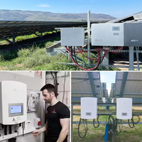 Système d'énergie solaire hybride 12000w avec onduleur hybride monophasé Solis 12kw 51.2V 16kWh Batterie LiFePO4 Kit complet PV