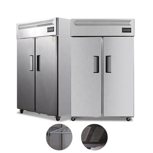 Solid Doors Stand up Cold Storage Upright Chiller Refrigerator Stainless Steel Commercial and <b>Freezer</b> KKR-0676/1276 Upright Chil - Product Image 4
