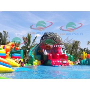 Taman Hiburan Air Bergerak Luar Ruangan Aqua <span class=keywords><strong>Park</strong></span> Desain Baru Taman Air Dinosaurus Tiup - Product Image 4