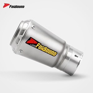 Sistema de Escape para Motocicleta Forsound, Precio de Fábrica al por Mayor, Acero Inoxidable, Estilo MotoGP, Silenciador Corto Tipo Corona para Zontes 703RR - Product Image 4