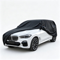 Housse de voiture universelle personnalisée avec logo sur mesure et protection UV pour utilisation en extérieur et en intérieur, tissu non tissé