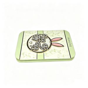 Caja de Cartón Magnética Personalizada para Paleta de Sombras de Ojos, Empaque Cosmético Rígido de Lujo con Espejo, Cierre Magnético y Lámina Dorada - Product Image 3