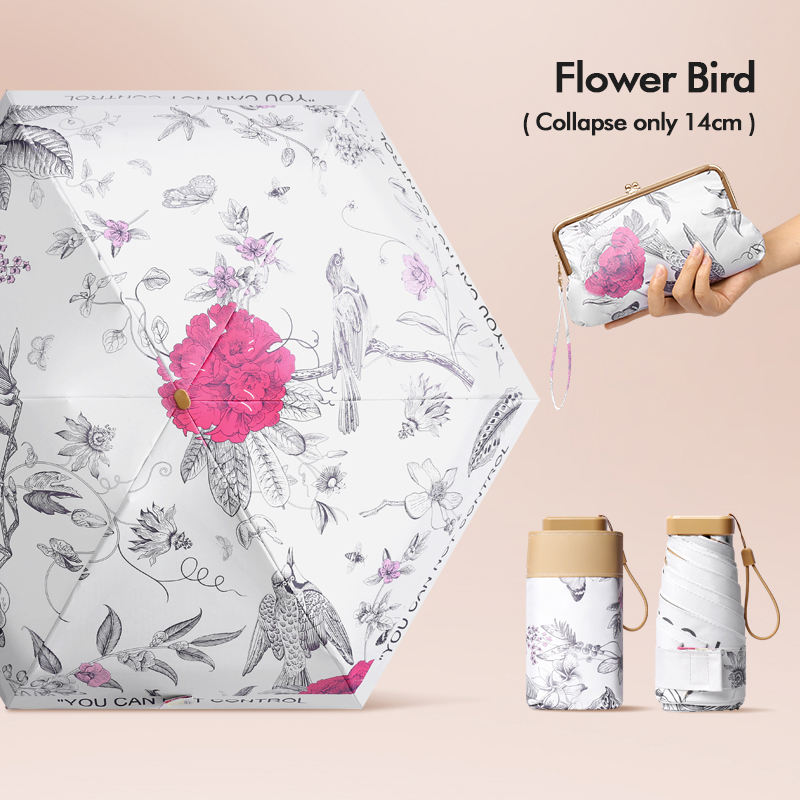 Fleurs et oiseaux colorés de style ancien