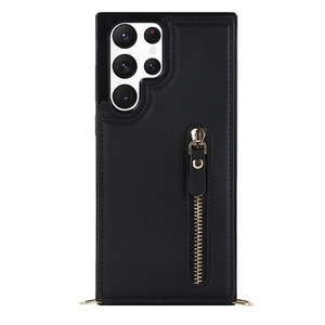 Custodia antiurto con porta carte di credito per Samsung Galaxy S23 Plus S24 S22 Ultra S21FE, <span class=keywords><strong>Cover</strong></span> a <span class=keywords><strong>portafoglio</strong></span> con cerniera per <span class=keywords><strong>iPhone</strong></span> 14 15 Promax - Product Image 2