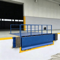 Plateforme de chargement hydraulique à haut rendement pour un accès direct au conteneur du camion par chariot élévateur