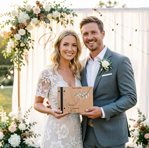 <span class=keywords><strong>Livre</strong></span> <span class=keywords><strong>d</strong></span>'<span class=keywords><strong>or</strong></span> de mariage en bois <span class=keywords><strong>d</strong></span>écoupé au laser personnalisé, album <span class=keywords><strong>photo</strong></span> rustique, album souvenir <span class=keywords><strong>d</strong></span>'anniversaire <span class=keywords><strong>pour</strong></span> la réception - Product Image 2
