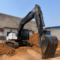 Excavatrices sur chenilles de 22 tonnes, moteur haute puissance Euro V, machine de terrassement hydraulique