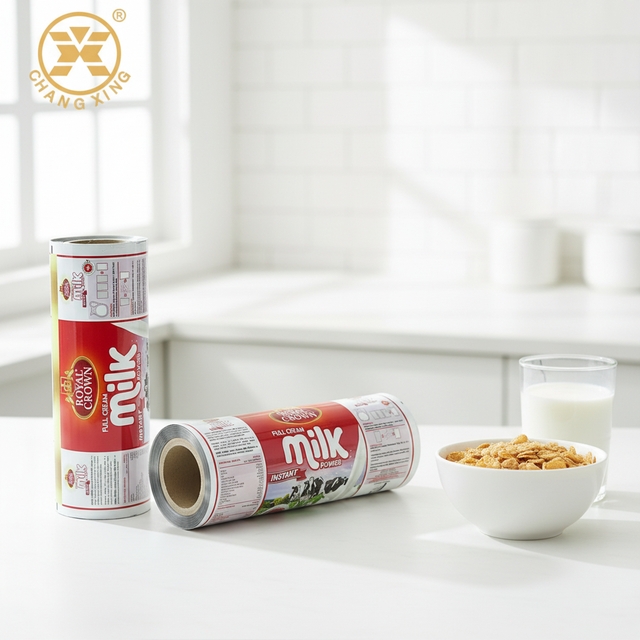 Aluminum Plastic Flexible Laminated Film Roll Food Packaging for Milk Spice Powder Packing Tea Sugar Sealing Film