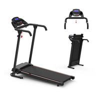 Tapis de course électrique pliable pour la marche et la course à domicile, avec fonction de comptage des calories pour l'exercice en intérieur