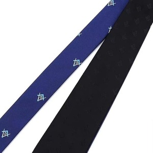 Cravate de qualité supérieure, nouveau design artisanal, couleur unie et motif boussole, pour francs-maçons, cadeau personnalisé, cravates neuves pour hommes. - Product Image 5