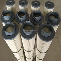 Filtre à poussière industriel en polyester pour usine de ciment, remplacement de filtre pour équipement de nettoyage de conduits d'air