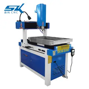 6060 6090 3 axis rotary iron casted square rails aluminum gold silver metal engraving machine