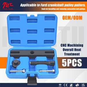 Juego de 5 Herramientas para Reparación de Automóviles, Extractor e Instalador de Polea de Cigüeñal para Motor Diésel TDCi, para Ford 2.0 EcoBlue - Product Image 1