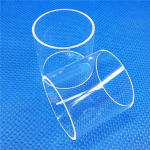 HM 공장 맞춤형 석영 유리 튜브 높은 붕규산 유리 튜브 투명 내열 유리 튜브