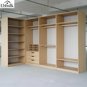 Ebbsilk Custom Minimalist Plywood Modular Walk In <strong>Closet</strong> System Modern Combination Wardrobe For Bedroom With Large Capacity - Product Image 2
