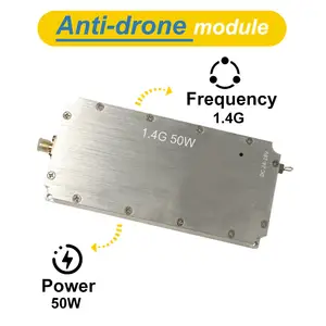 1.4G 1400-1500mhz 50W Customized Portable RF Power Amplifier Module With RS485 Communication For Anti UAV